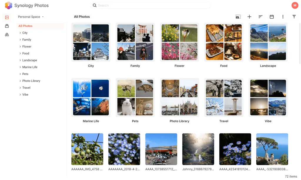 Synology Photos على جهاز NAS